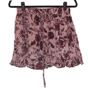Nordstrom Ever After Print Mini Skirt Size Small